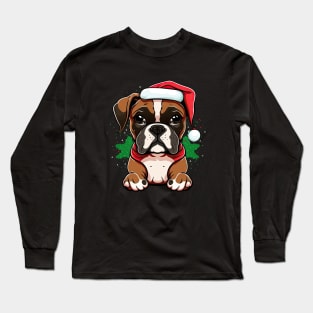 Boxer christmas Long Sleeve T-Shirt